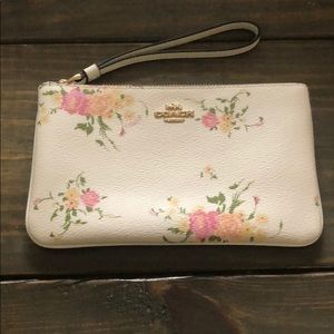 Coach Floral Wristlet